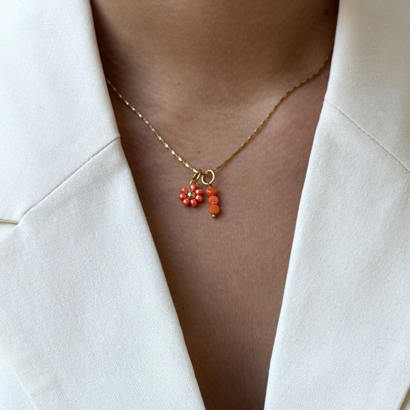 Necklace Coral Bloom