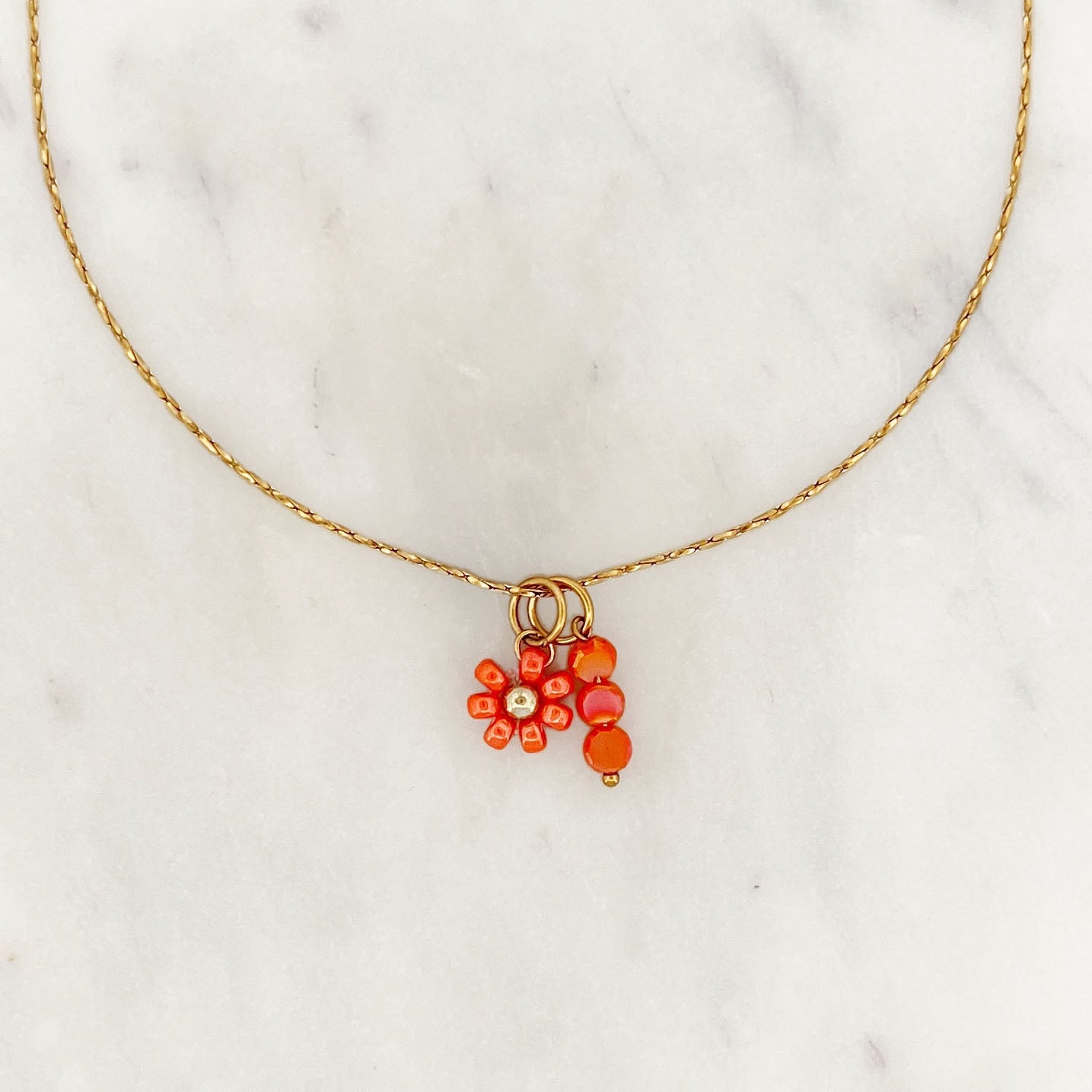 Necklace Coral Bloom