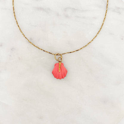 Necklace Coral Scallop