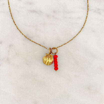 Necklace Scallop Beads