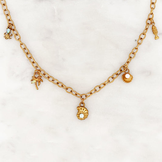 Charm Necklace Sea Treasures