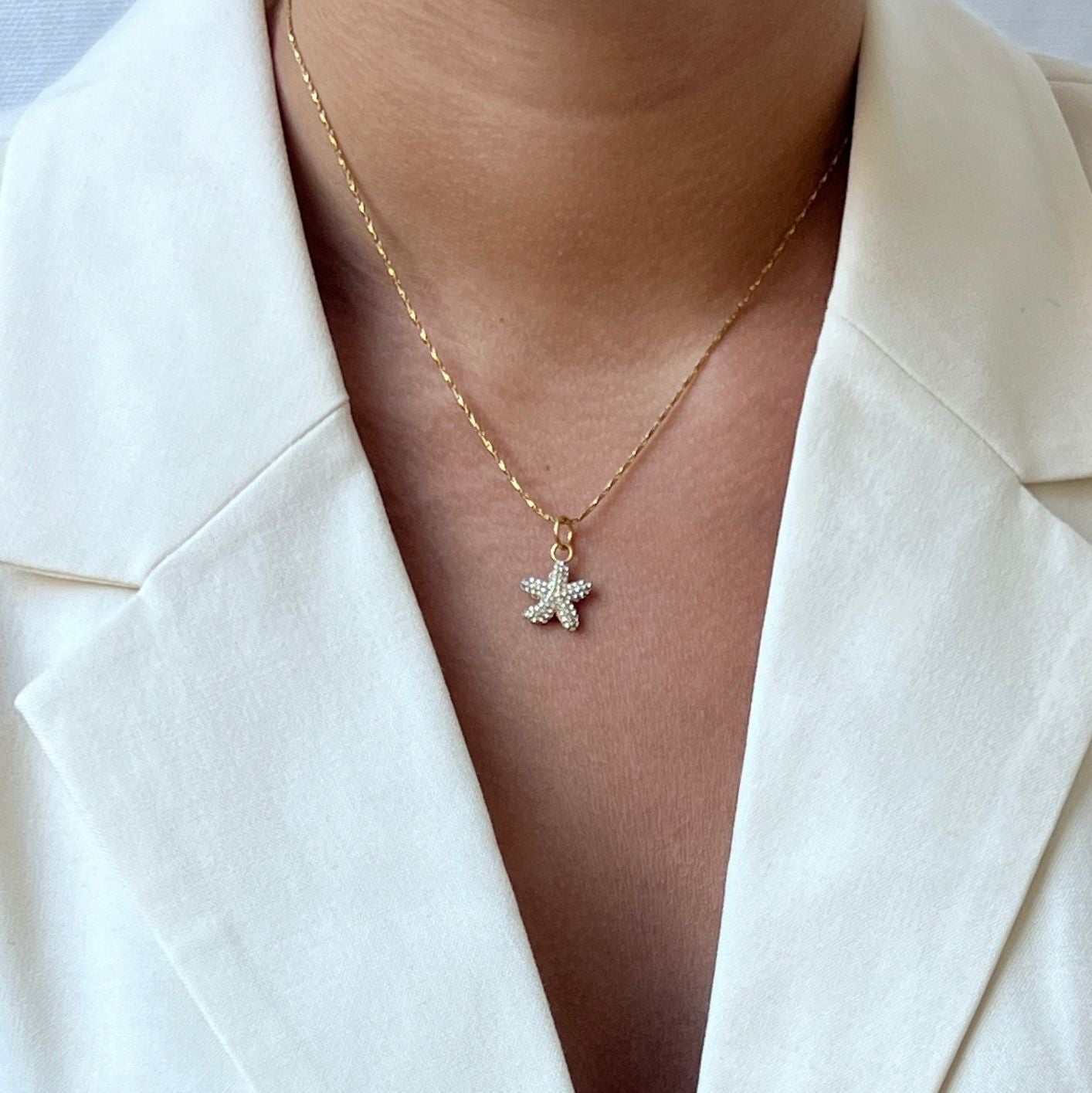 Necklace Shiny Starfish