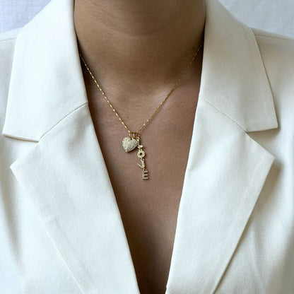 Necklace Sparkle Love