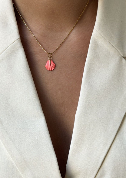 Necklace Coral Scallop