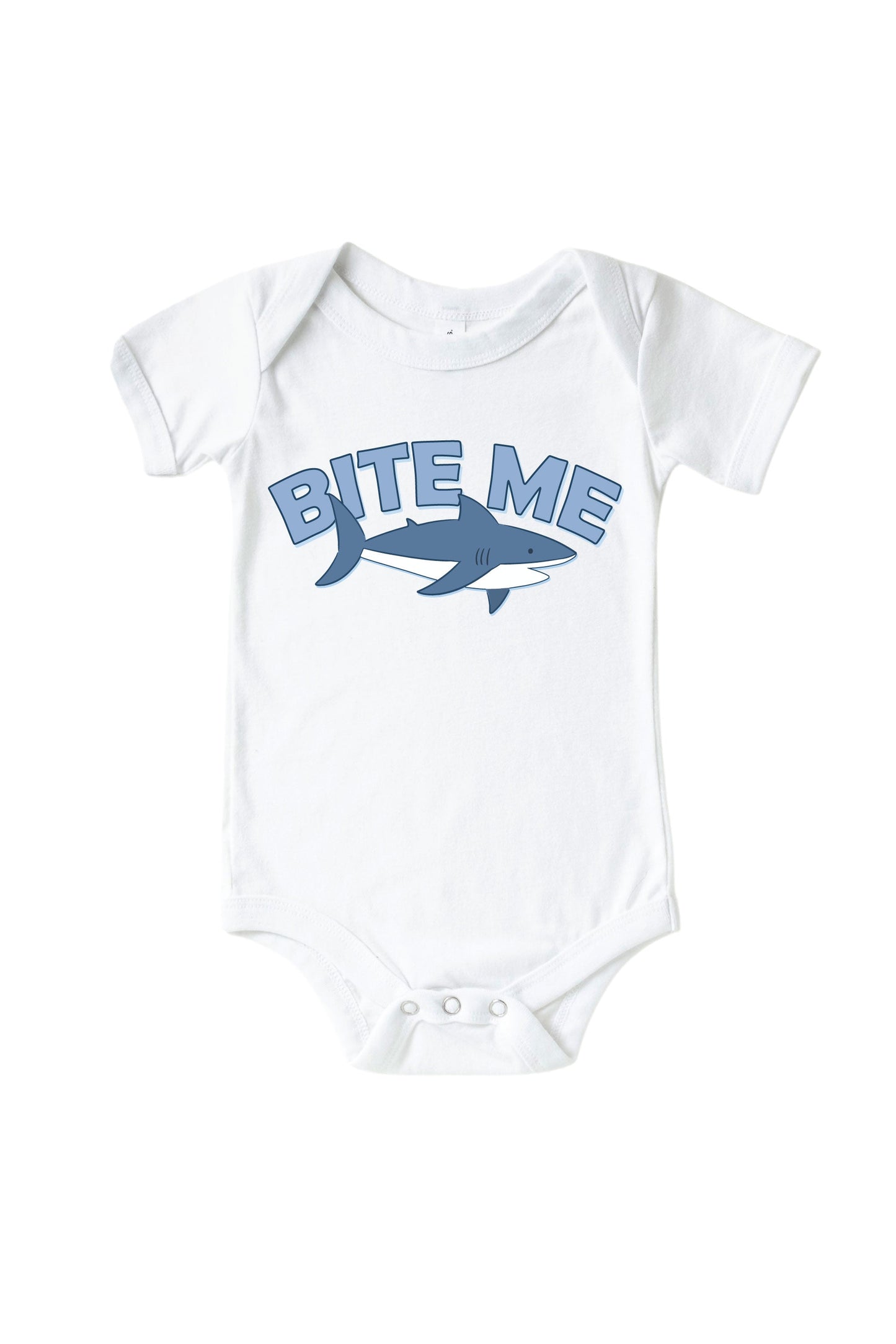 Bite Me Graphic Bodysuit & Kids Tee | White