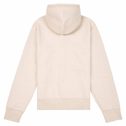 Double-Knit Full Zip Hoodie | Beige Heather