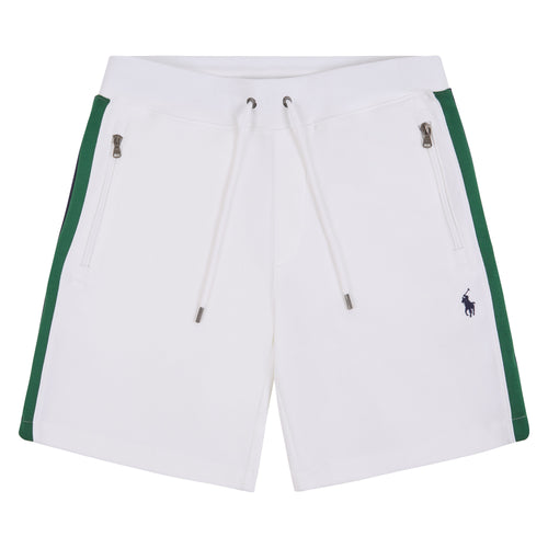 Mesh Double-Knit Short | White