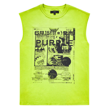 Good News Sleeveless Tee | Green