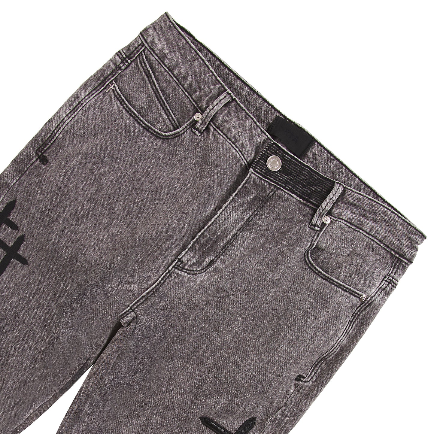 Bryant Clouded Mist Cross Patch Denim