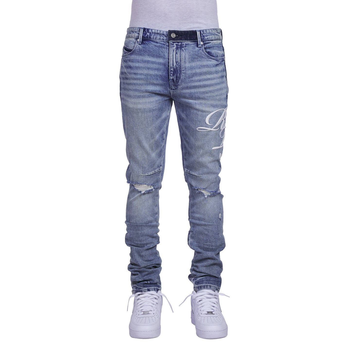 Bryant Cursive Ciel Wash Denim
