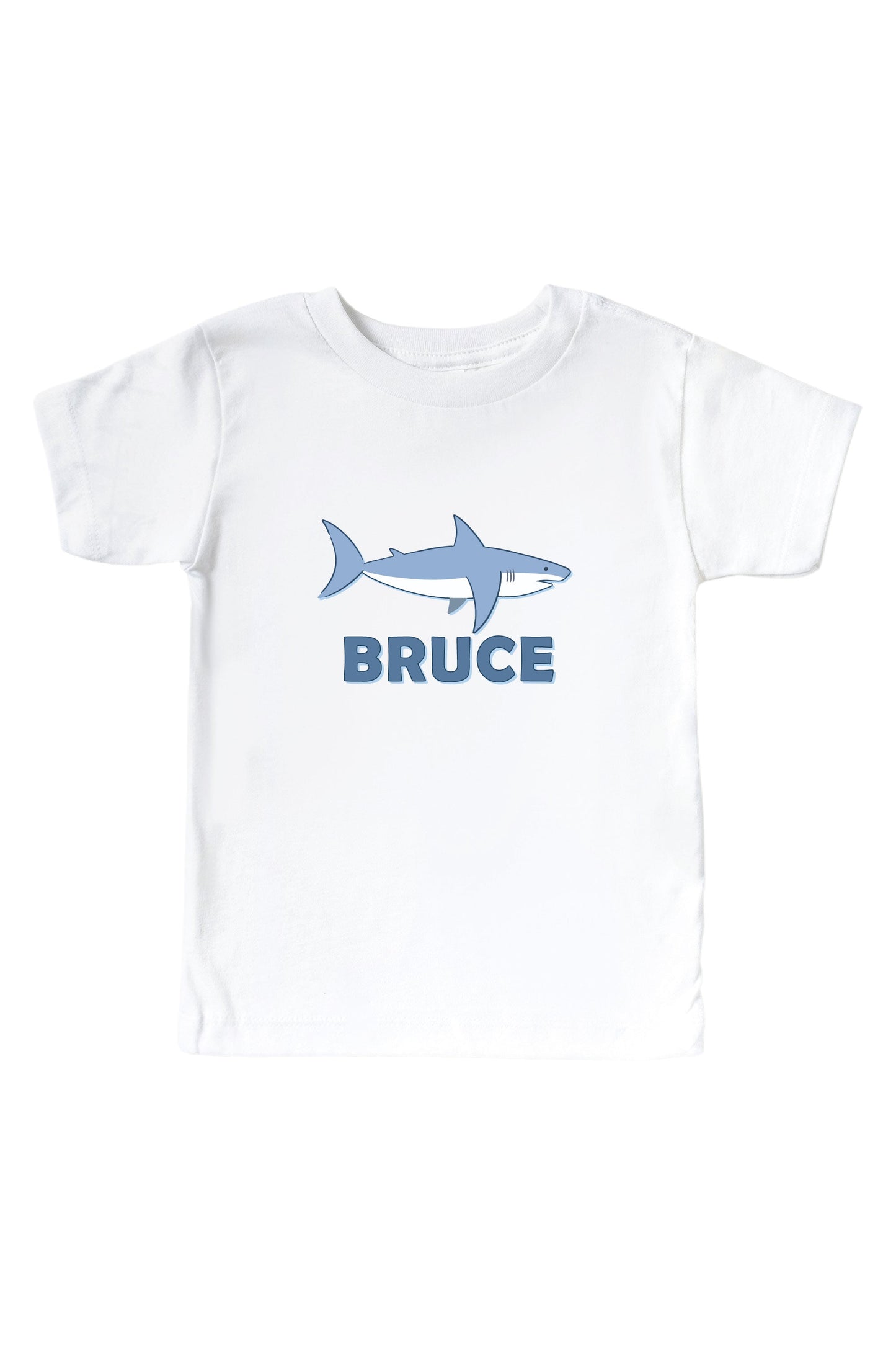 Personalized Fin Friends Graphic Bodysuit & Kids Tee | White
