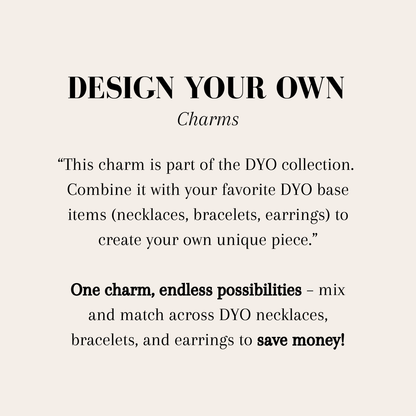 DYO Medium Initial Goldplated