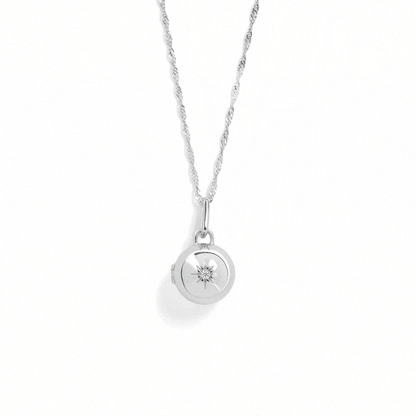 Personalized Photo Gem Locket Necklace