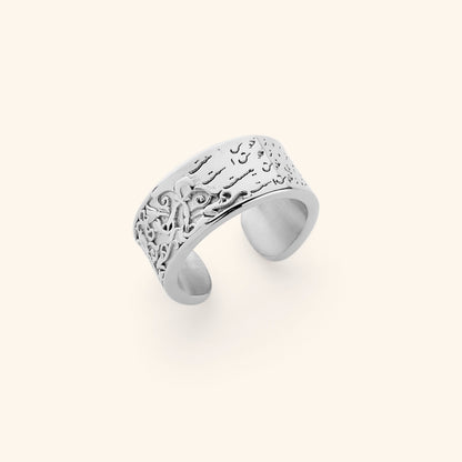 Be Happy About Today Poem Ring
