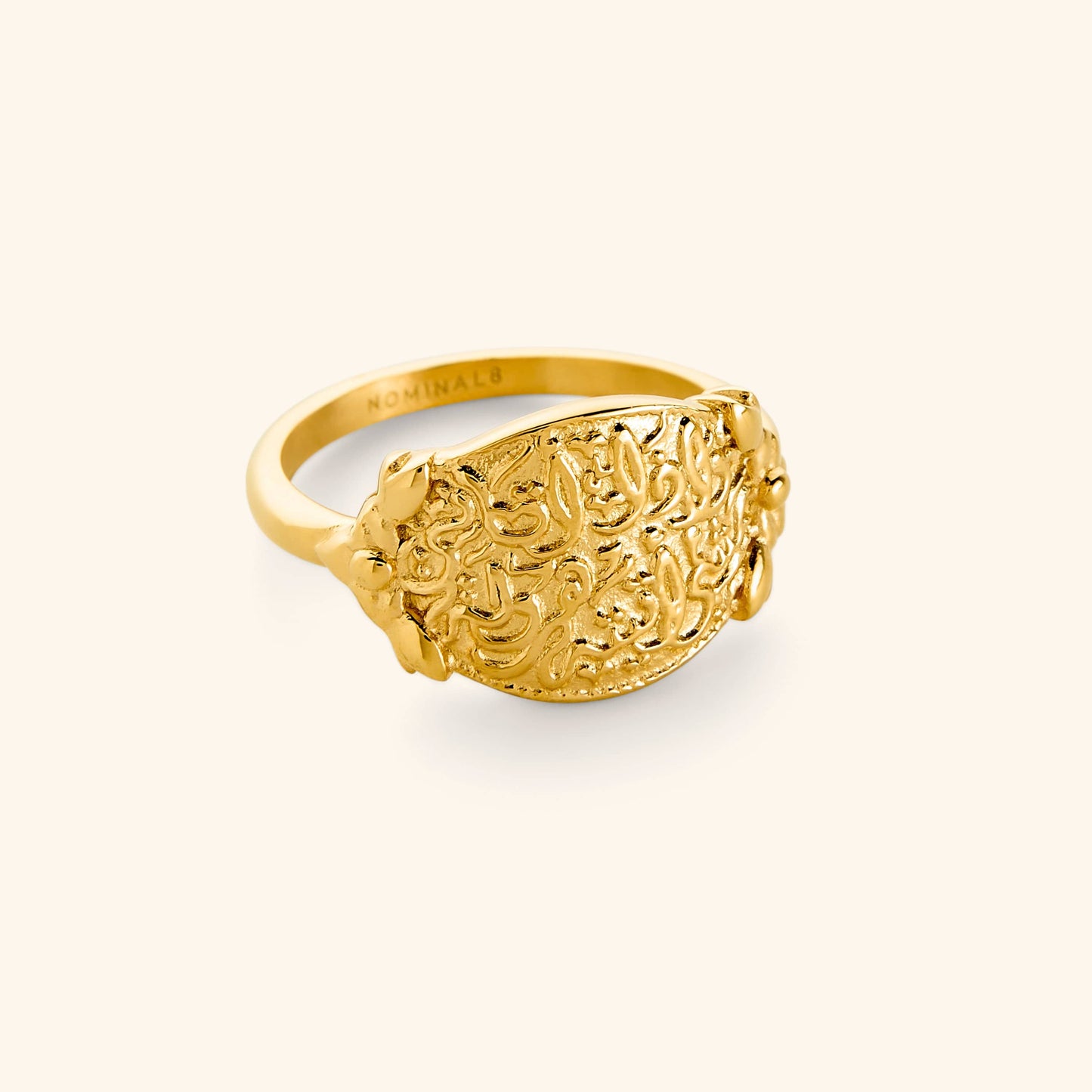 "Walk to Me, and I'll run to you" Medallion Ring | Women