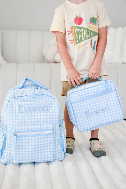 Personalized Flag Kids Graphic Tee | Natural