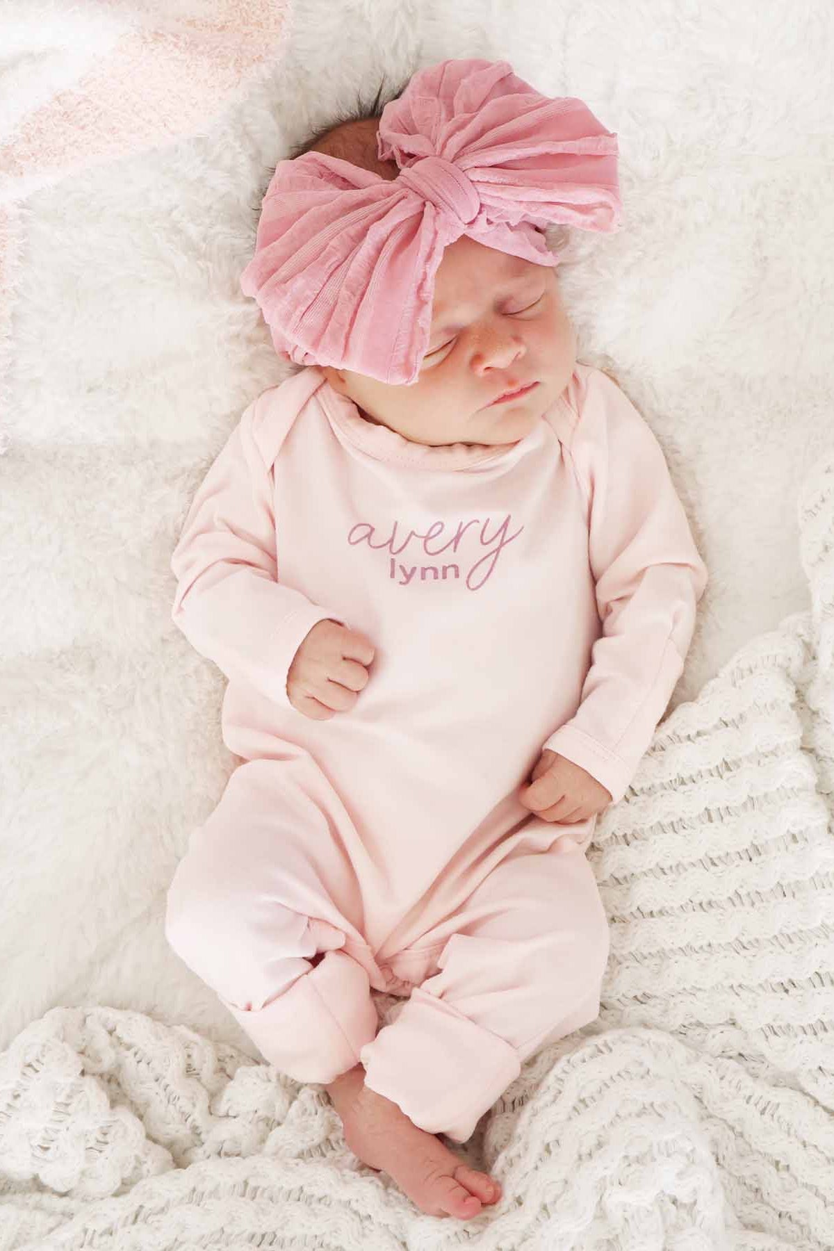 Personalized Full Length Snap Rompers