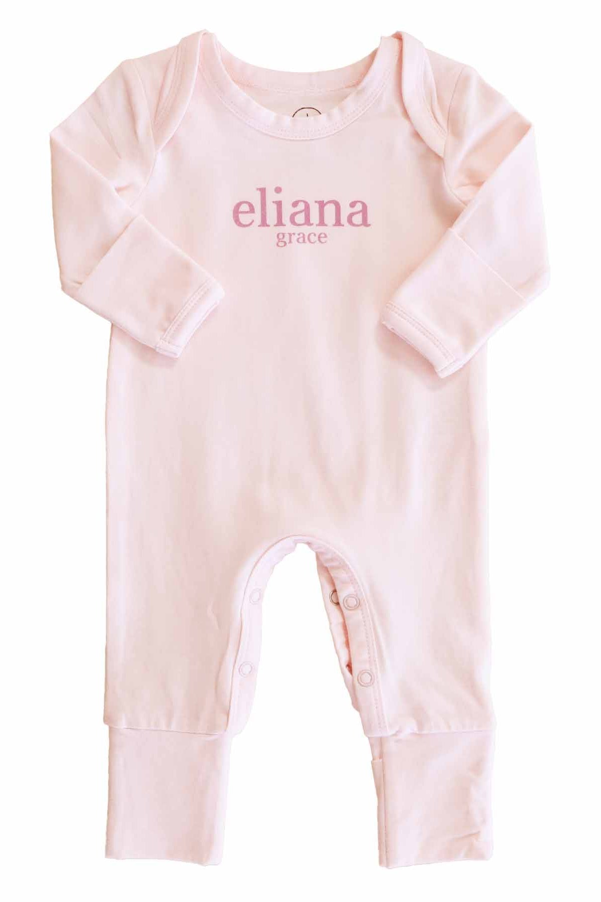 Personalized Full Length Snap Rompers