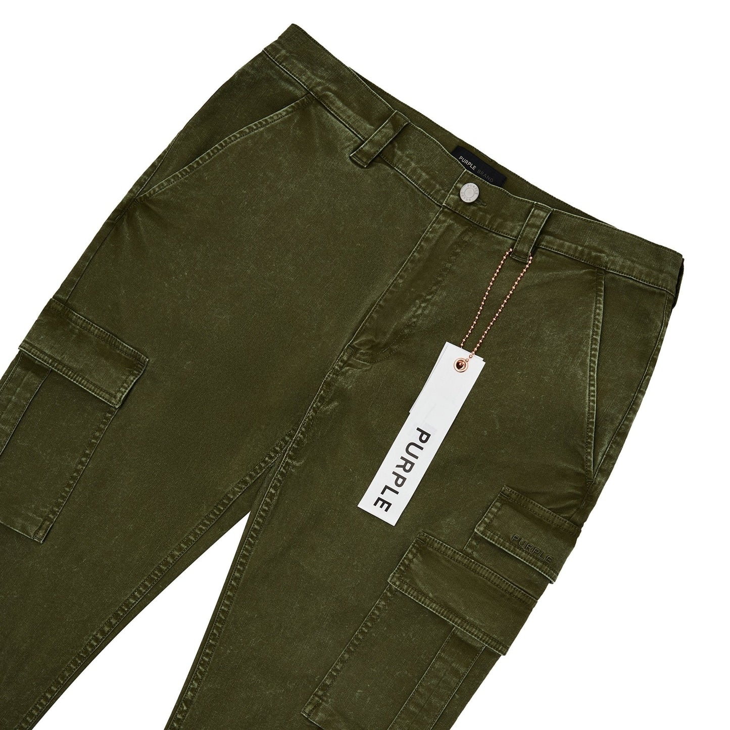 Brushed Twill Cargo Pant | Green