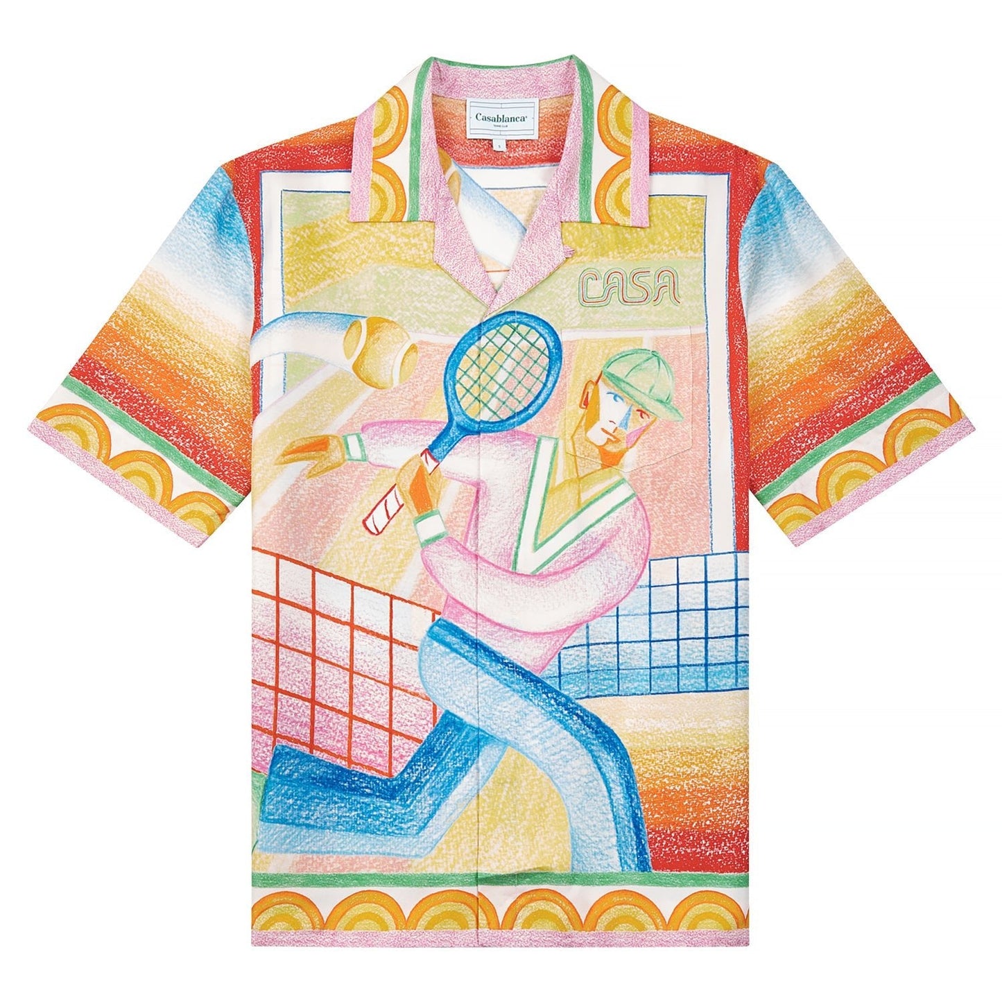 Crayon Tennis Player Shirt