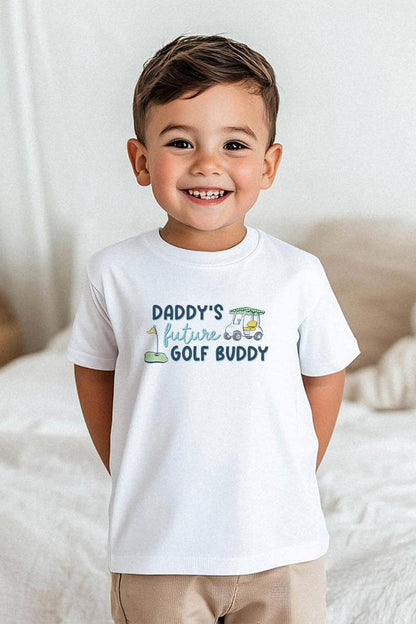 Future Golf Buddy Kids Graphic Tee | White