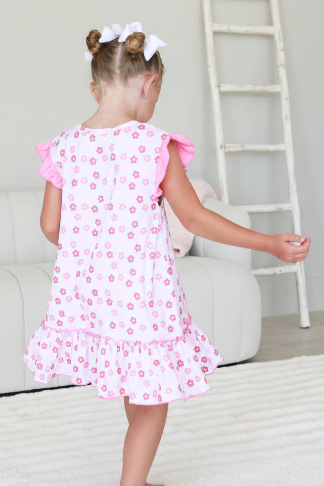Girls' Flutter Sleeve Nightgown | Daisy Mae