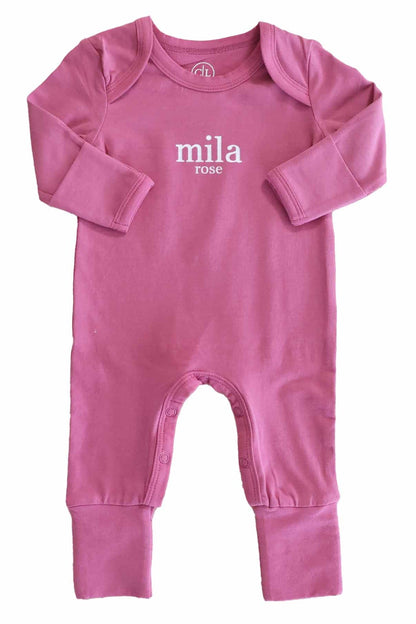 Personalized Full Length Snap Rompers