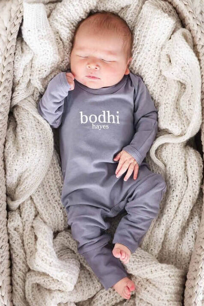 Personalized Full Length Snap Rompers