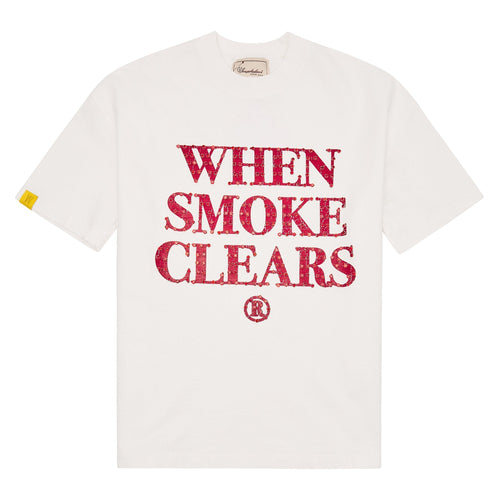 Diamond Tee | Bone-White/Red