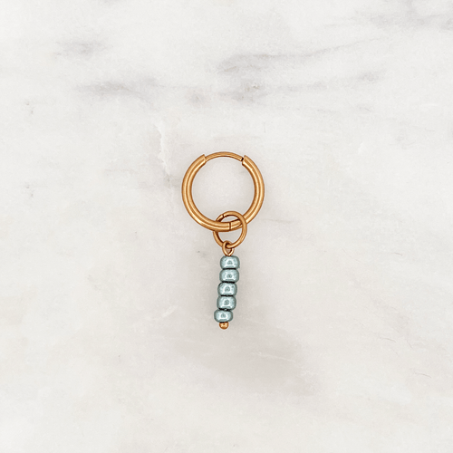 Fine Huggie Glossy Sea Beads