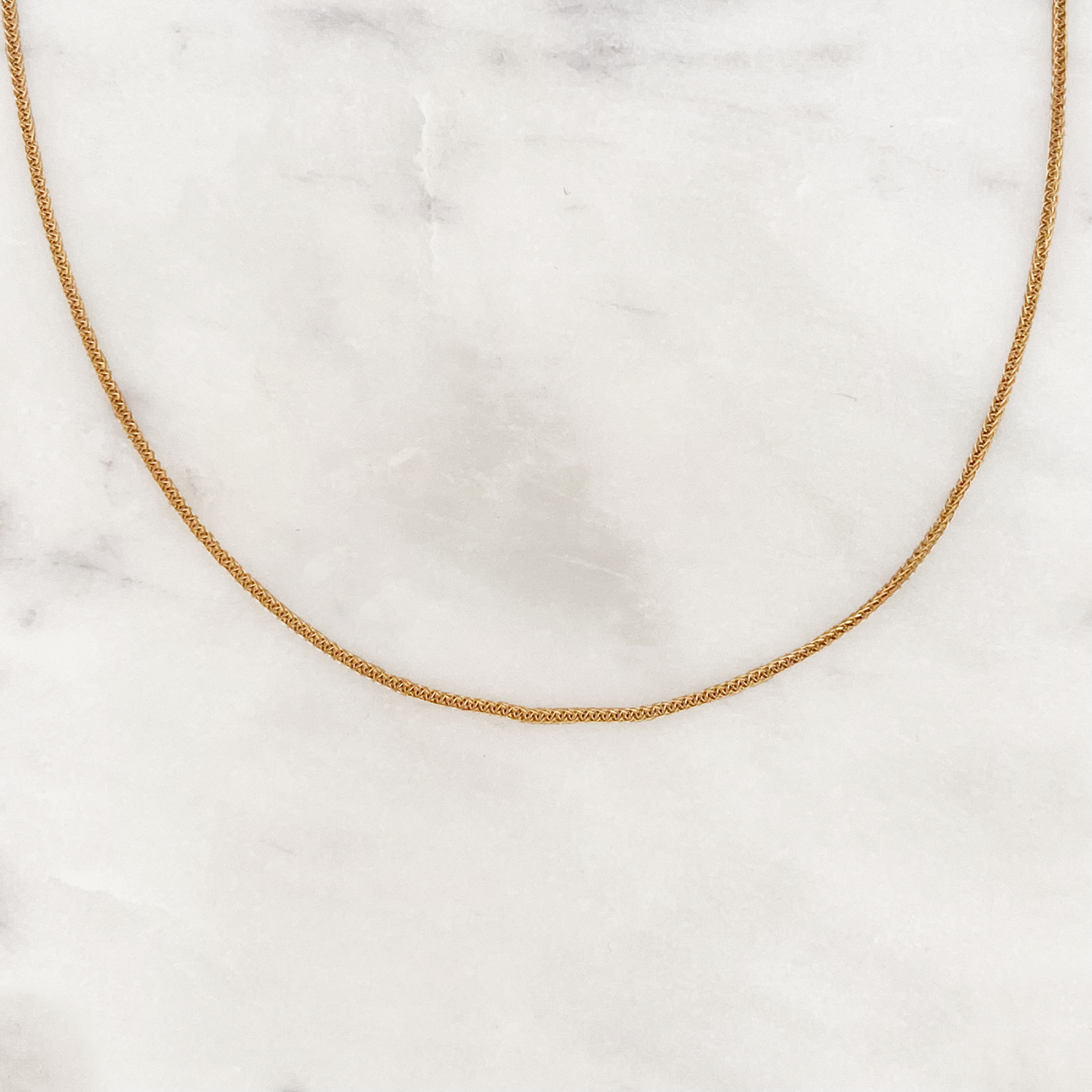 Base Fine Flat Necklace