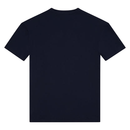 Logo Print Tee | Navy