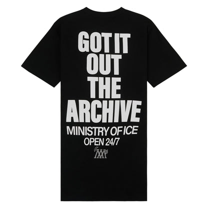 Ministry Of Ice Tee | Black
