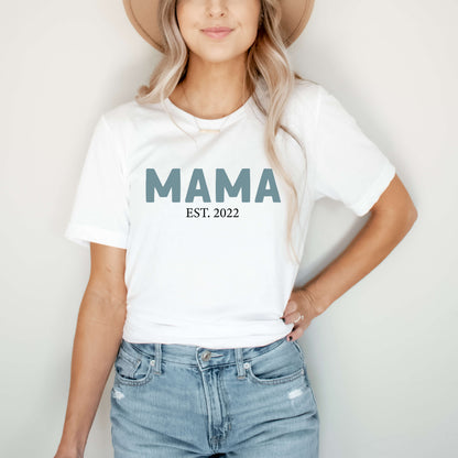 Mama Est. Graphic Tee | White
