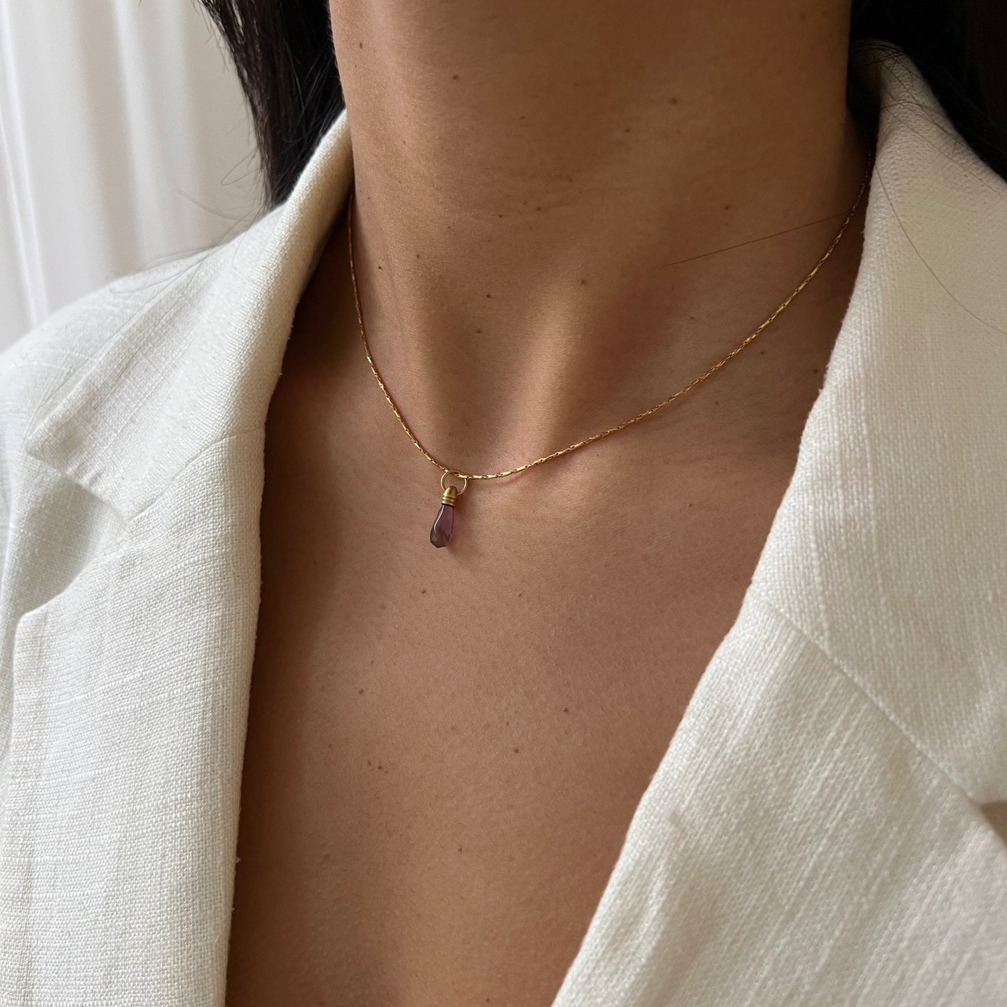 Necklace Manifest Stone Amethyst