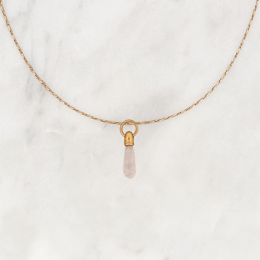 Necklace Manifest Stone Rose Quartz