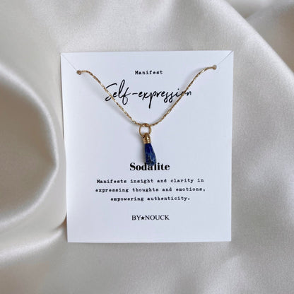 Necklace Manifest Stone Sodalite