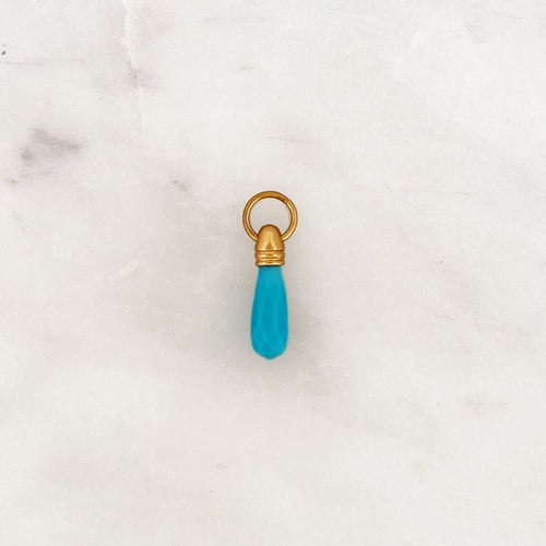 Necklace Manifest Stone Turquoise + initial
