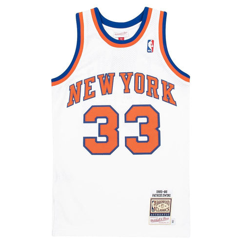 P. Ewing 1985/86 Auth New York Knicks Jersey | White