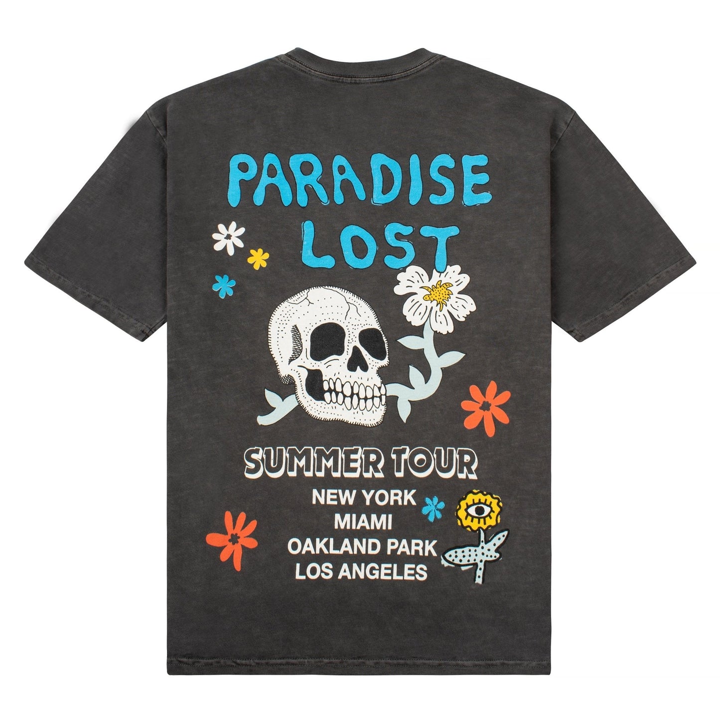 Paradise Snake Tee | Jet Black
