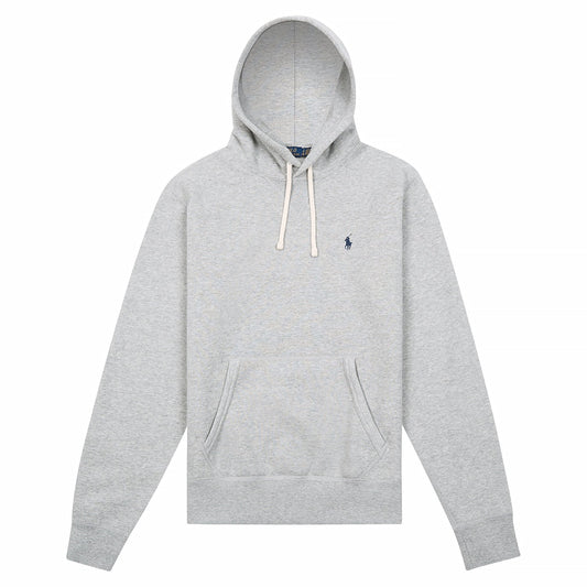 RL Fleece Pullover Hoodie | Grey Heather
