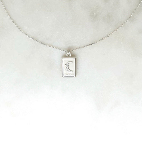 Sample Choker Moon Tarot Silverplated