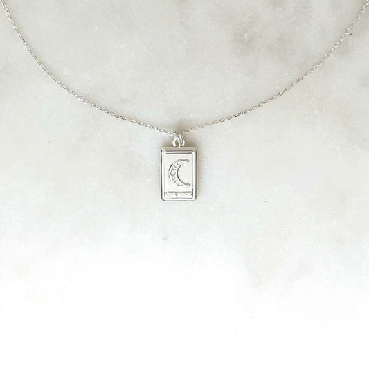 Sample Choker Moon Tarot Silverplated