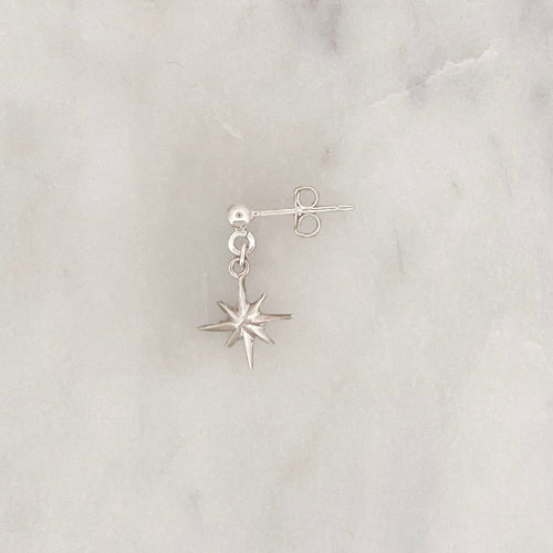 Sample Earpin Northstar Silverplated
