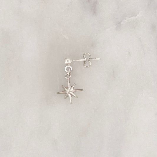 Sample Earpin Northstar Silverplated
