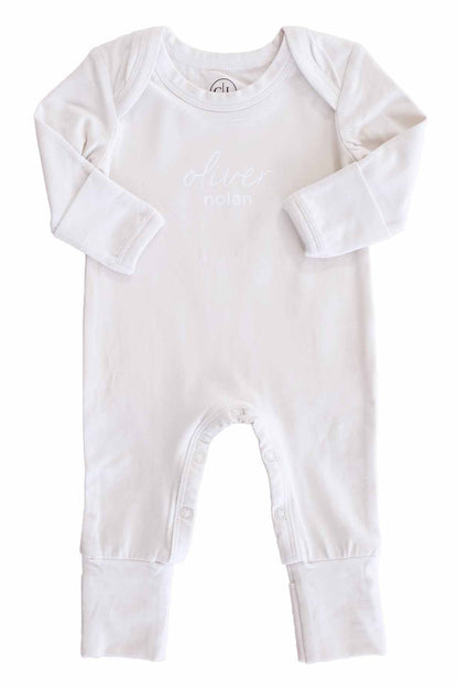 Personalized Full Length Snap Rompers