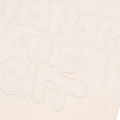 Script Tee | Bone